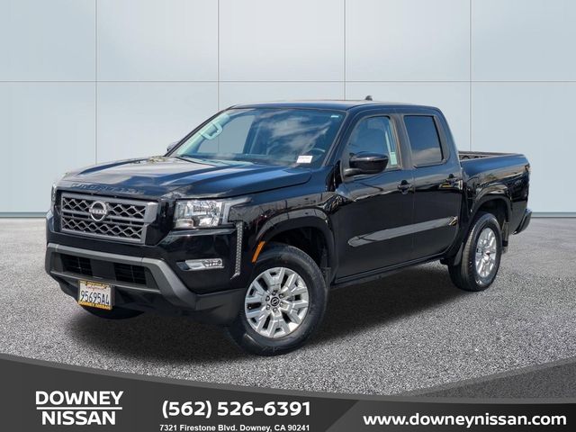 Super Black 2024 Nissan Frontier SV Crew Cab RWD Pickup Truck 4X2 9-Speed Automatic Overdrive