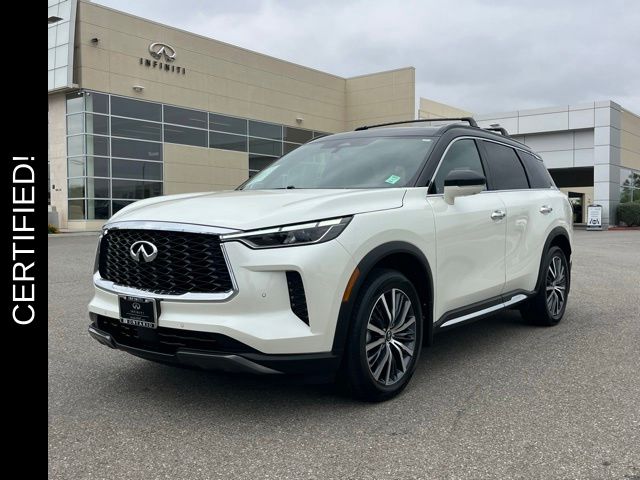 White / Black 2024 INFINITI QX60 Autograph AWD SUV / Crossover All-Wheel Drive 9-Speed Automatic