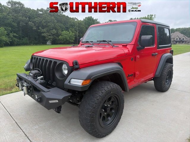Firecracker Red Clearcoat 2023 Jeep Wrangler Sport S 2-Door 4WD SUV / Crossover Four-Wheel Drive 8-Speed Automatic