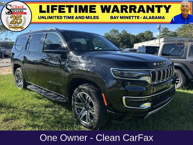 Diamond Black Crystal Pearlcoat 2024 Jeep Wagoneer SUV / Crossover Four-Wheel Drive 8-Speed Automatic