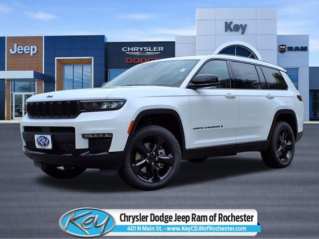 Bright White Clearcoat 2025 Jeep Grand Cherokee L Limited 4WD SUV / Crossover Four-Wheel Drive 8-Speed Automatic