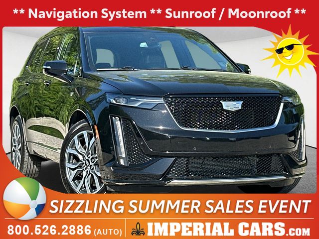 Stellar Black Metallic 2024 Cadillac XT6 SUV / Crossover Four-Wheel Drive 9-Speed Automatic
