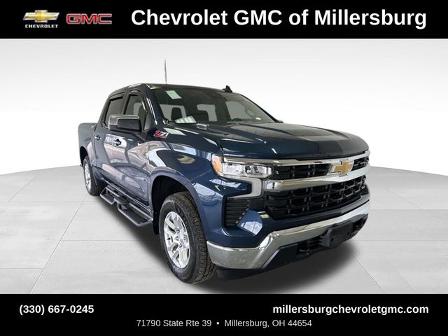 Northsky Blue Metallic 2023 Chevrolet Silverado 1500 Pickup Truck Four-Wheel Drive Automatic