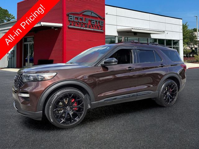 Red (Rich Copper Metallic Tinted Clearcoat) 2020 Ford Explorer SUV / Crossover All-Wheel Drive Automatic