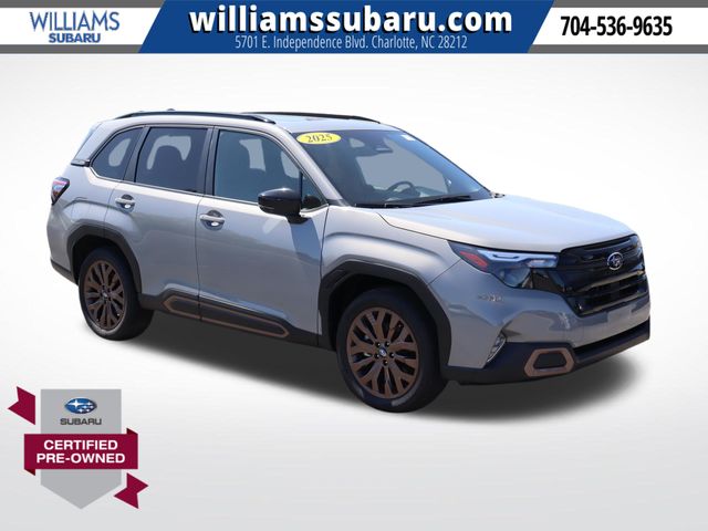 River Rock Pearl 2025 Subaru Forester SUV / Crossover All-Wheel Drive 8-Speed CVT