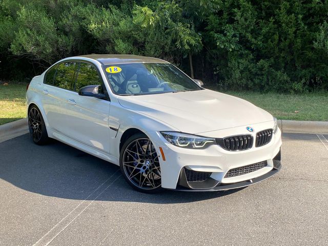 Alpine White 2018 BMW M3 Sedan Rear-Wheel Drive 7-Speed Automatic