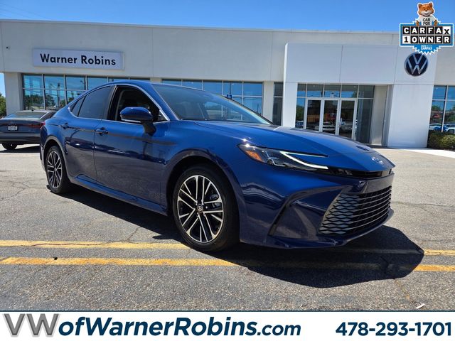 Blue 2026 Toyota Camry XLE FWD Sedan Front-Wheel Drive Continuously Variable Transmission