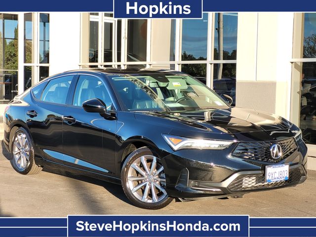 Black 2025 Acura Integra FWD Sedan Front-Wheel Drive Continuously Variable Transmission