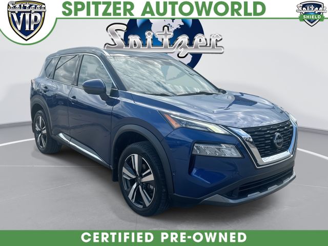 Caspian Blue Metallic 2023 Nissan Rogue SUV / Crossover All-Wheel Drive Continuously Variable Transmission