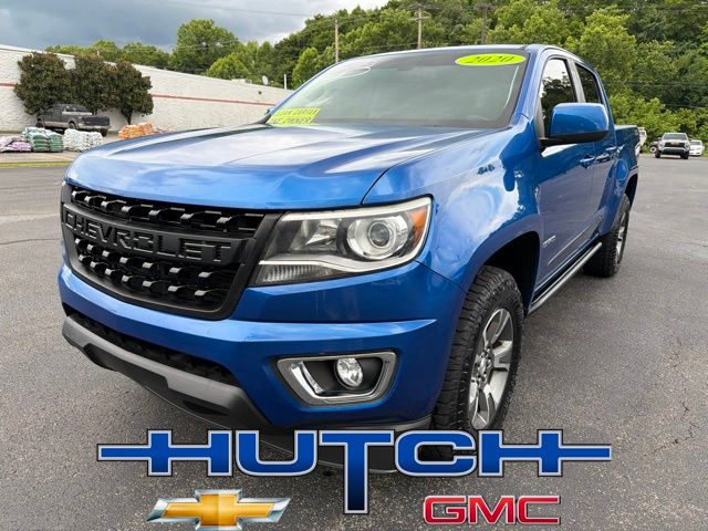 Kinetic Blue Metallic 2020 Chevrolet Colorado Pickup Truck Four-Wheel Drive 8-Speed Automatic