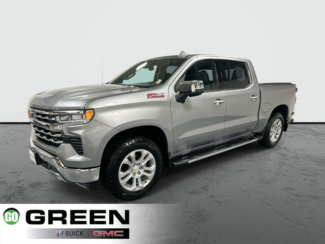 Sterling Gray Metallic 2025 Chevrolet Silverado 1500 Pickup Truck Four-Wheel Drive Automatic