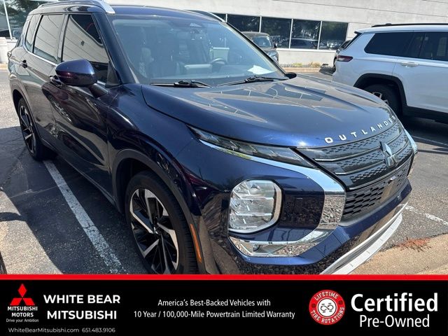 Cosmic Blue Metallic 2022 Mitsubishi Outlander SUV / Crossover All-Wheel Drive Continuously Variable Transmission