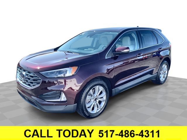 Red (Burgundy Velvet Metallic Tinted Clearcoat) 2024 Ford Edge SUV / Crossover All-Wheel Drive 8-Speed Automatic