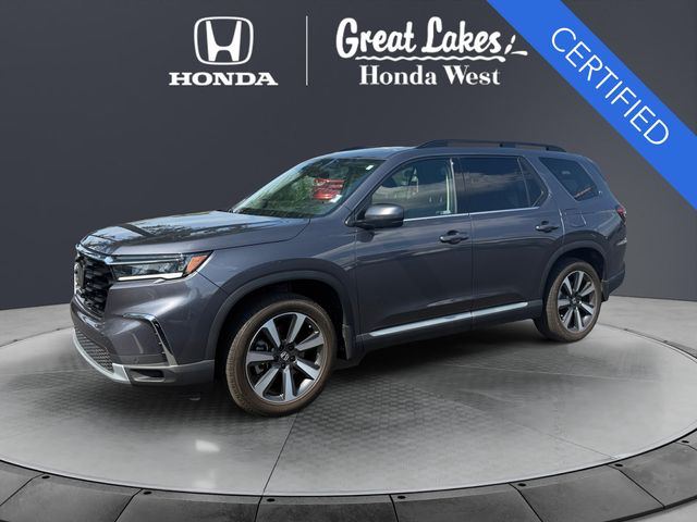 Gray (Modern Steel Metallic) 2023 Honda Pilot SUV / Crossover All-Wheel Drive Automatic