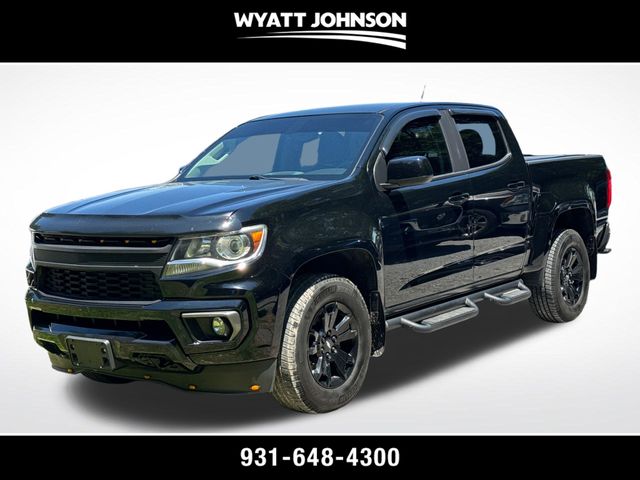 Black 2021 Chevrolet Colorado Z71 Crew Cab 4WD Pickup Truck Four-Wheel Drive 8-Speed Automatic