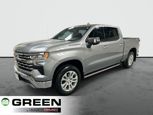 Sterling Gray Metallic 2024 Chevrolet Silverado 1500 Pickup Truck Four-Wheel Drive Automatic