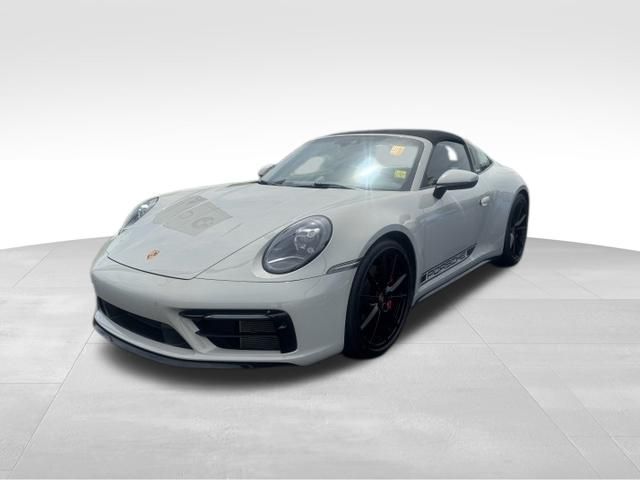 Gray 2021 Porsche 911 Convertible All-Wheel Drive 8-Speed Automatic