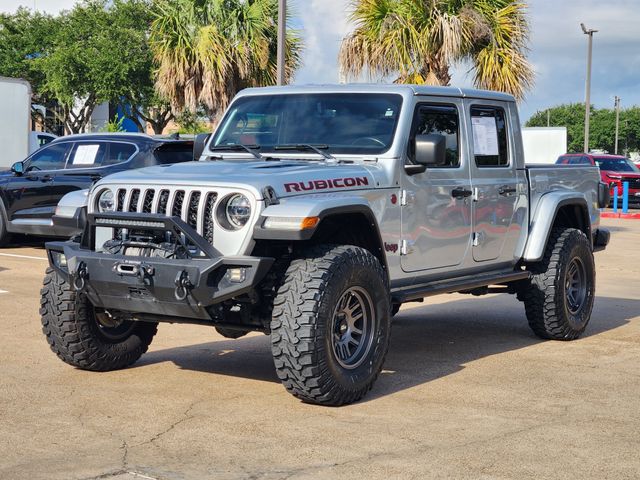 2022 Jeep Gladiator Rubicon Silver at Texan Dodge Chrysler Jeep Ram