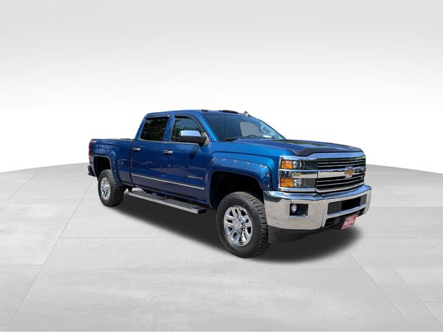 Deep Ocean Blue Metallic 2017 Chevrolet Silverado 2500HD Pickup Truck Four-Wheel Drive 6-Speed Automatic Overdrive