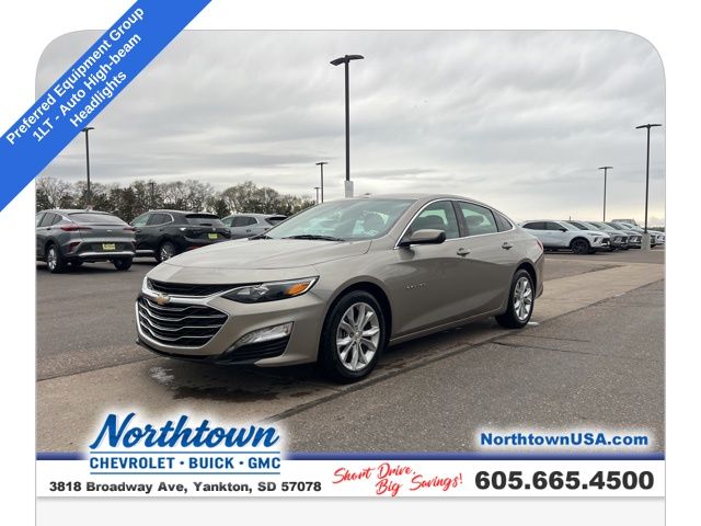 Mineral Gray Metallic 2024 Chevrolet Malibu Sedan Front-Wheel Drive Continuously Variable Transmission