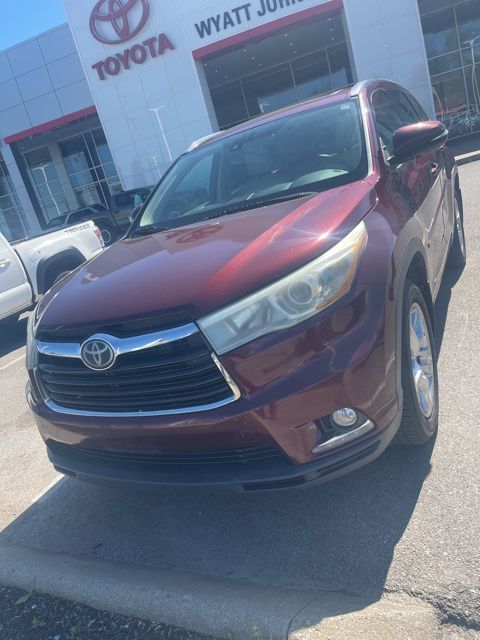Red (Maroon) 2015 Toyota Highlander Limited Platinum AWD SUV / Crossover All-Wheel Drive 6-Speed Automatic Overdrive