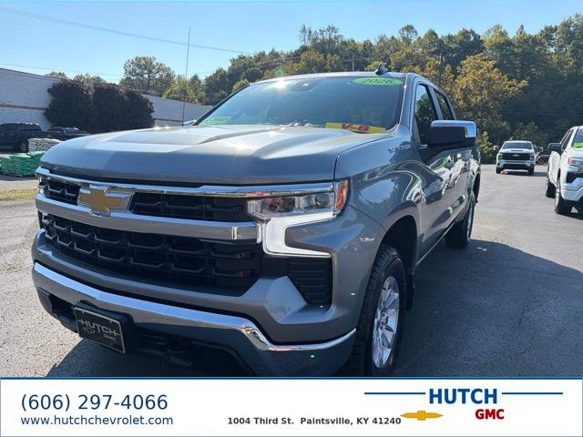 Sterling Gray Metallic 2026 Chevrolet Silverado 1500 Pickup Truck Four-Wheel Drive Automatic
