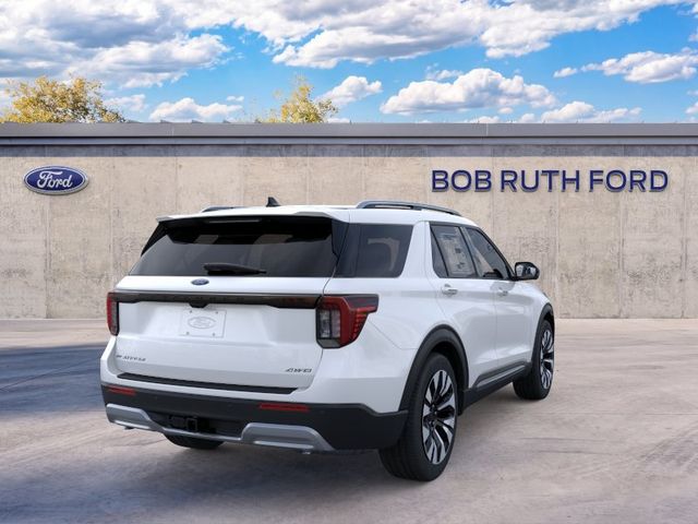 2026 Ford Explorer Platinum White at Bob Ruth Ford