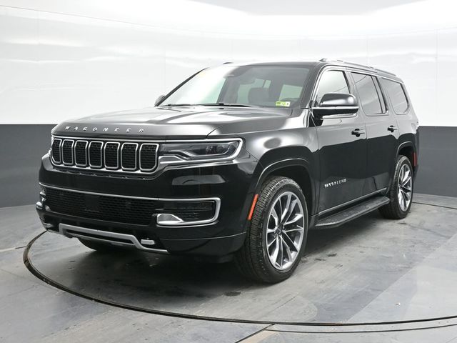 Diamond Black Crystal Pearlcoat 2023 Jeep Wagoneer Series II 4WD SUV / Crossover Four-Wheel Drive 8-Speed Automatic