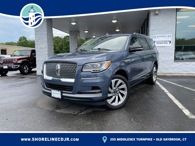 Ocean Drive Blue Metallic Tinted Clearcoat 2023 Lincoln Navigator SUV / Crossover Four-Wheel Drive Automatic
