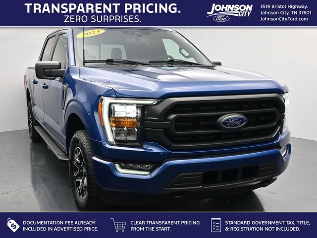 Atlas Blue Metallic 2023 Ford F-150 Pickup Truck Four-Wheel Drive Automatic