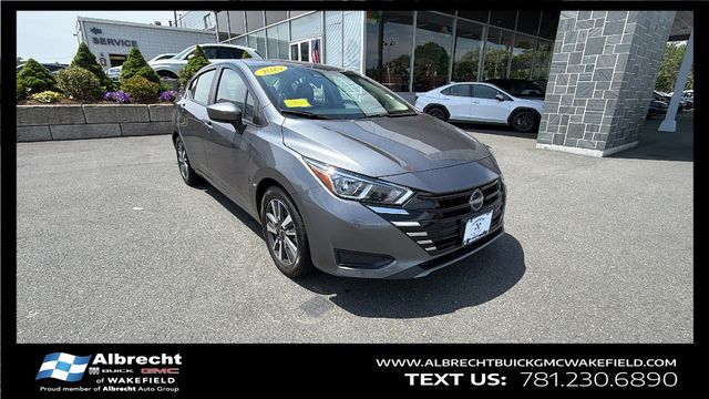 Gray (Gun Metallic) 2023 Nissan Versa Sedan Front-Wheel Drive Continuously Variable Transmission