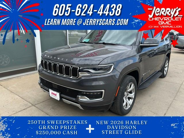 Baltic Gray Metallic Clearcoat 2022 Jeep Wagoneer Series II 4WD SUV / Crossover Four-Wheel Drive 8-Speed Automatic