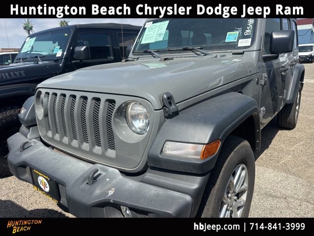 Sting-Gray Clearcoat 2023 Jeep Wrangler Sport S 4-Door 4WD SUV / Crossover Four-Wheel Drive 8-Speed Automatic