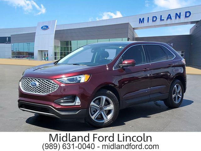 Red (Burgundy) 2024 Ford Edge SUV / Crossover All-Wheel Drive 8-Speed Automatic