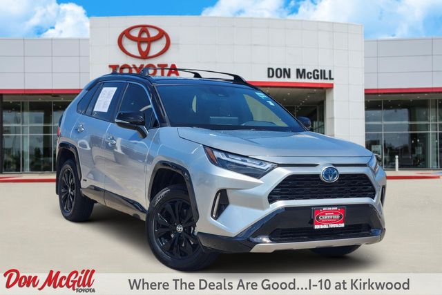 2024 Toyota RAV4 Hybrid XSE Silver at Gullo Toyota