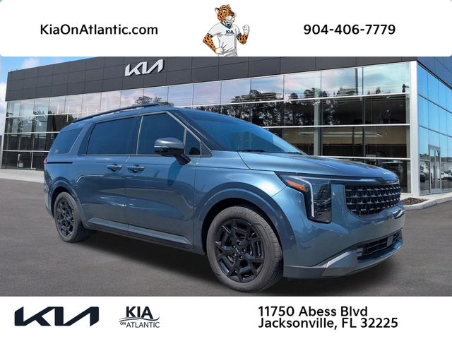 Blue 2025 Kia Carnival Minivan Front-Wheel Drive 8-Speed Automatic