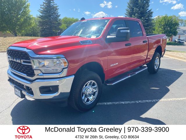 Flame Red Clearcoat 2024 RAM 2500 Pickup Truck Four-Wheel Drive 8-Speed Automatic