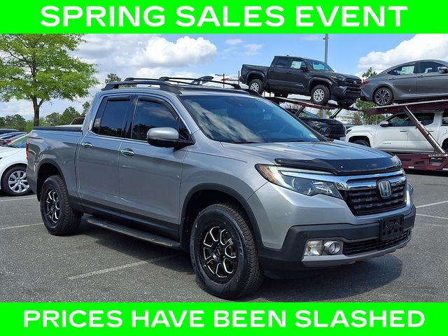 Silver 2020 Honda Ridgeline RTL-E AWD Pickup Truck All-Wheel Drive 9-Speed Automatic