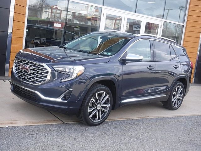 Blue Steel Metallic 2018 GMC Terrain Denali AWD SUV / Crossover Four-Wheel Drive 9-Speed Automatic
