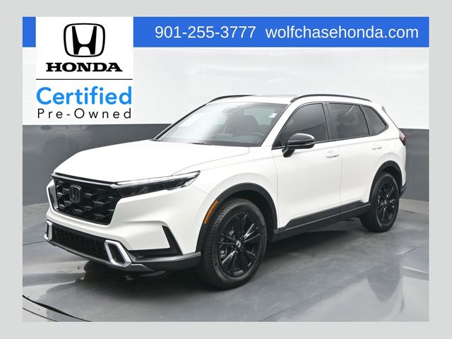 Platinum White Pearl 2026 Honda CR-V Hybrid SUV / Crossover All-Wheel Drive Continuously Variable Transmission