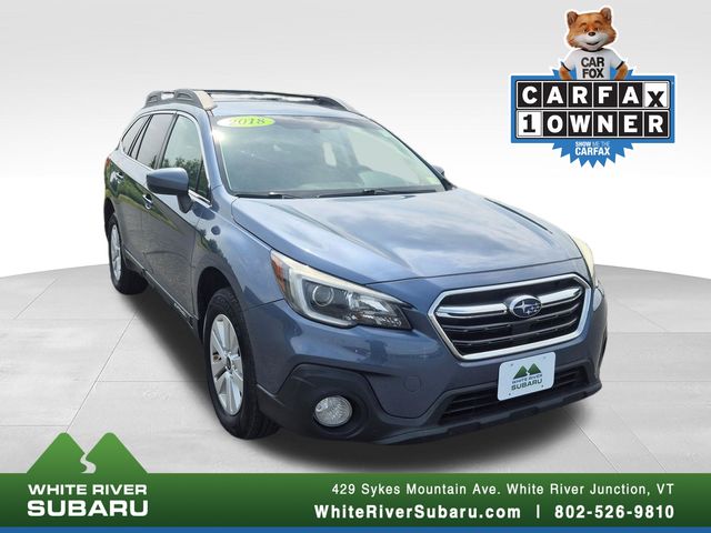 Twilight Blue Metallic 2018 Subaru Outback Wagon All-Wheel Drive Continuously Variable Transmission