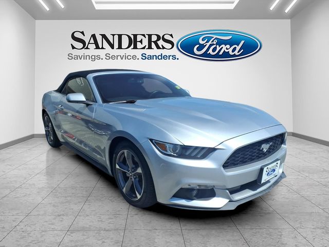 Ingot Silver 2017 Ford Mustang Convertible Rear-Wheel Drive 6-Speed Manual