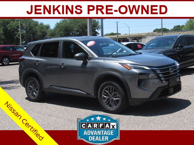 Gray (Gun Metallic) 2024 Nissan Rogue SUV / Crossover All-Wheel Drive Continuously Variable Transmission