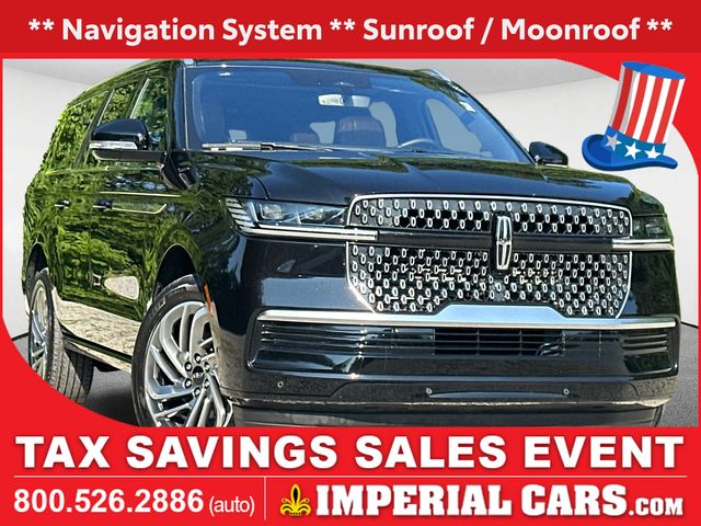 Infinite Black Metallic Clearcoat 2025 Lincoln Navigator SUV / Crossover Four-Wheel Drive Automatic
