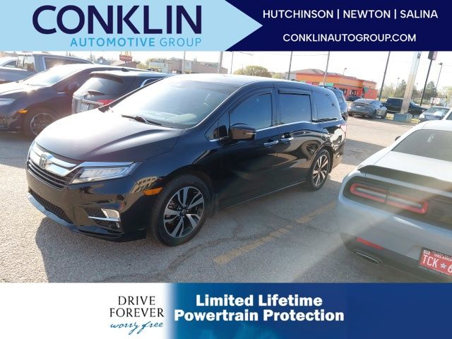 Black 2020 Honda Odyssey Elite FWD Minivan Front-Wheel Drive Automatic