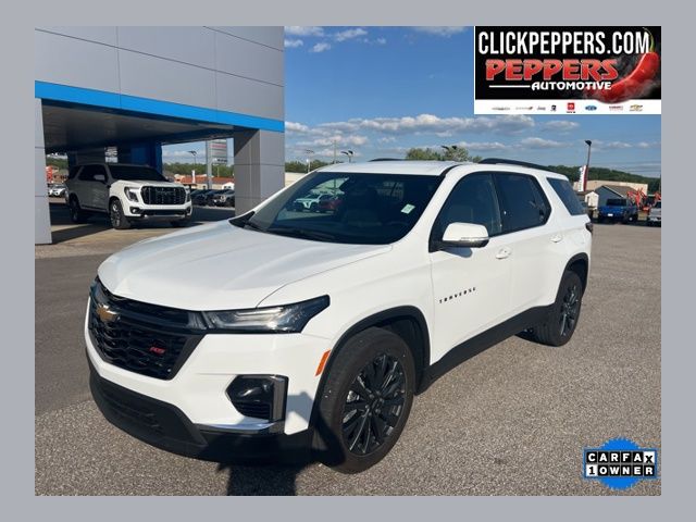 Summit White 2022 Chevrolet Traverse RS FWD SUV / Crossover Front-Wheel Drive 9-Speed Automatic