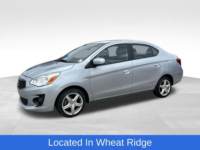Starlight Silver Metallic 2020 Mitsubishi Mirage G4 ES FWD Sedan Front-Wheel Drive Continuously Variable Transmission