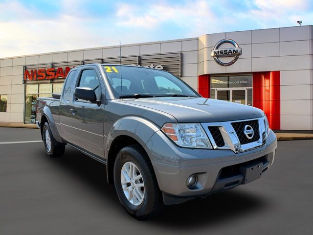 Gray (Gun Metallic) 2021 Nissan Frontier Pickup Truck Four-Wheel Drive 9-Speed Automatic