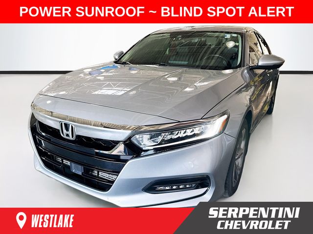 Silver 2018 Honda Accord Sedan Front-Wheel Drive Continuously Variable Transmission