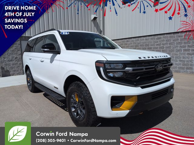 White Metallic 2026 Ford Expedition SUV / Crossover Four-Wheel Drive Automatic